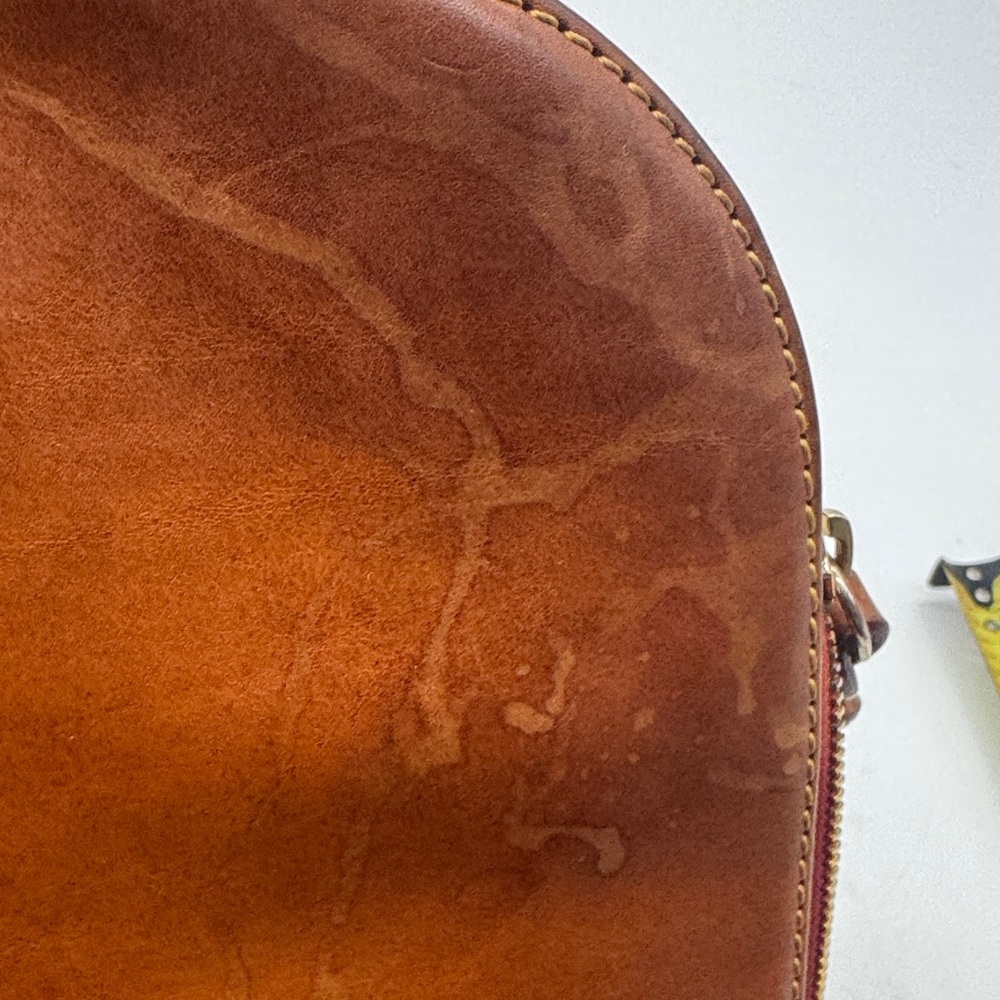 Dooney & Bourke Brown Leather Backpack As Is Condition - Picture 5 of 16